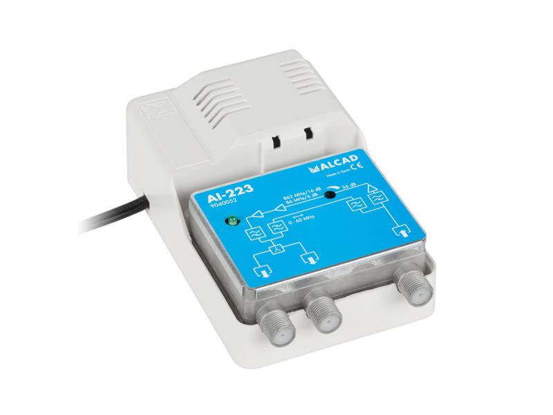 Anténny zosilňovač ALCAD AI-223 Anténny zosilňovač ALCAD AI-223