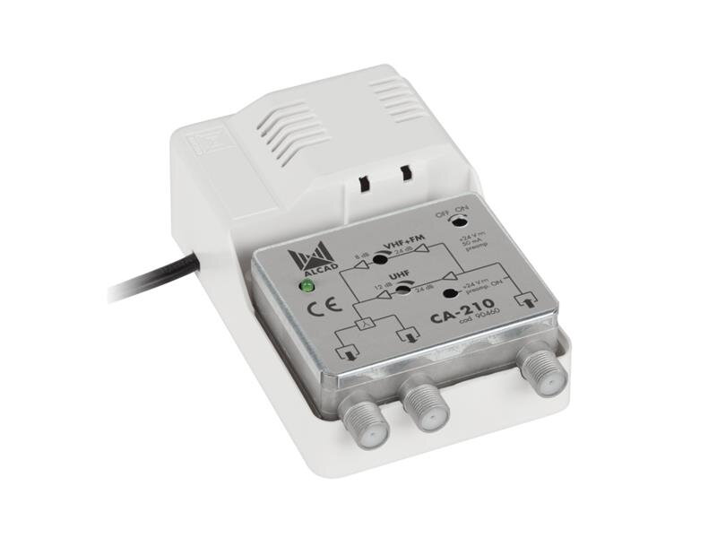Anténny zosilňovač ALCAD CA-210 Anténny zosilňovač ALCAD CA-210