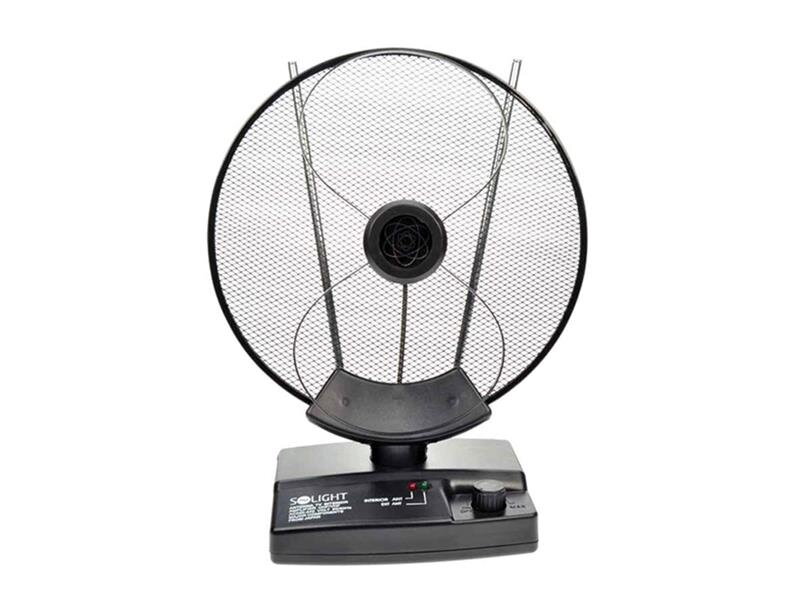 Anténa pokojová DVB-T HP04, průměr 23cm, max. zesíleni: 36dB SOLIGHT