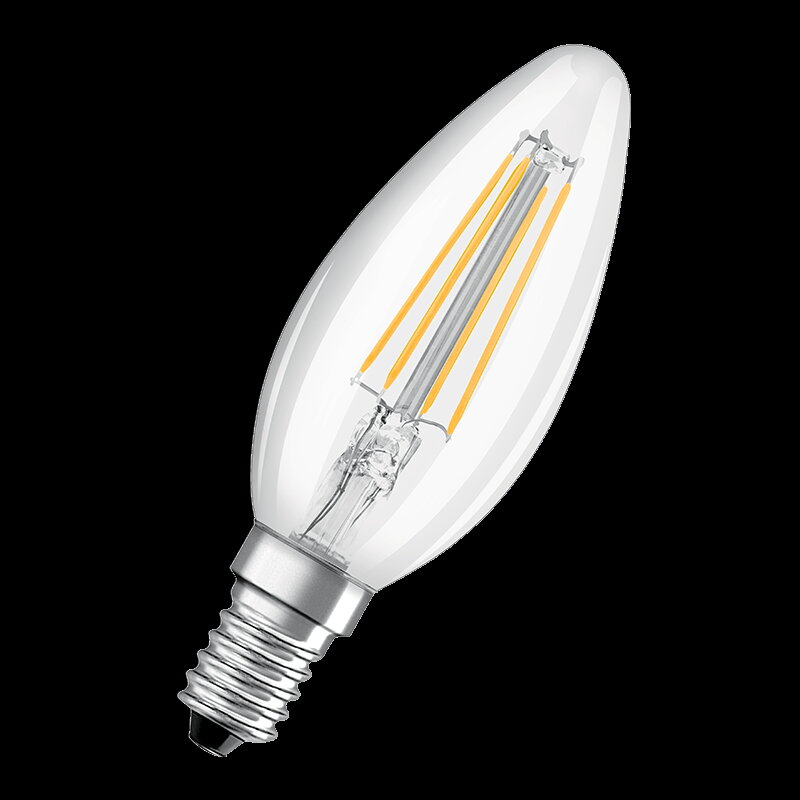 OSRAM LED žiarovka E14 4W 2700K číra, Filament, teplá biela OSRAM LED žiarovka E14 4W 2700K číra, Filament, teplá biela